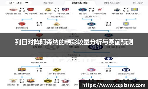 列日对阵阿森纳的精彩较量分析与赛前预测